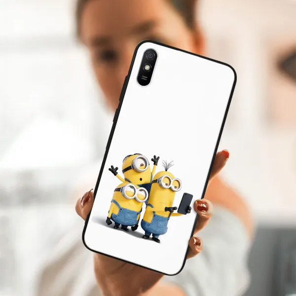 MY ART Silikónový obal Xiaomi Redmi 9A / 9AT MINIONS SELFIE (022)