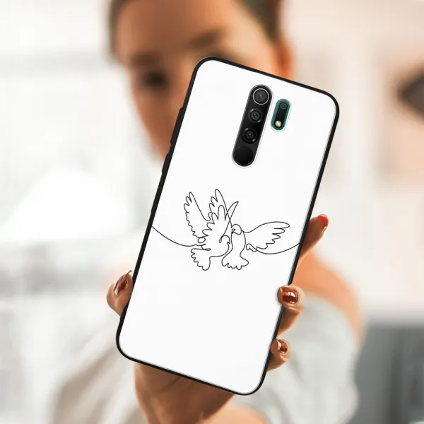 MY ART Silikónový obal Xiaomi Redmi 9 DOVE (031)