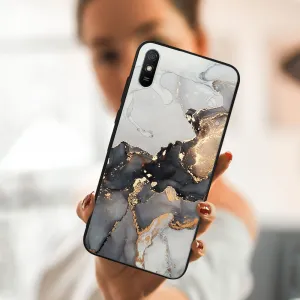 MY ART Silikónový obal Xiaomi Redmi 9A / 9AT GREY MARBLE (140)