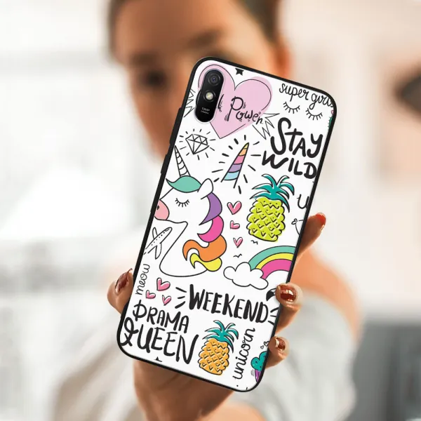MY ART Silikónový obal Xiaomi Redmi 9A / 9AT UNICORN (063)