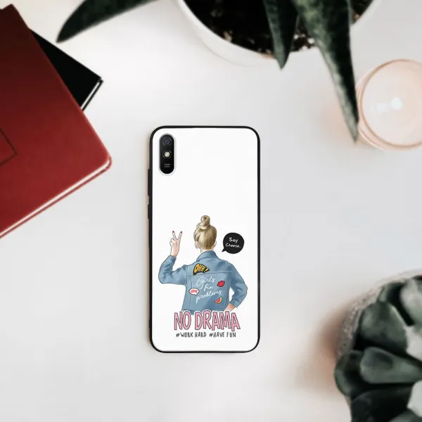 MY ART Silikónový obal Xiaomi Redmi 9A / 9AT NO DRAMA (138)