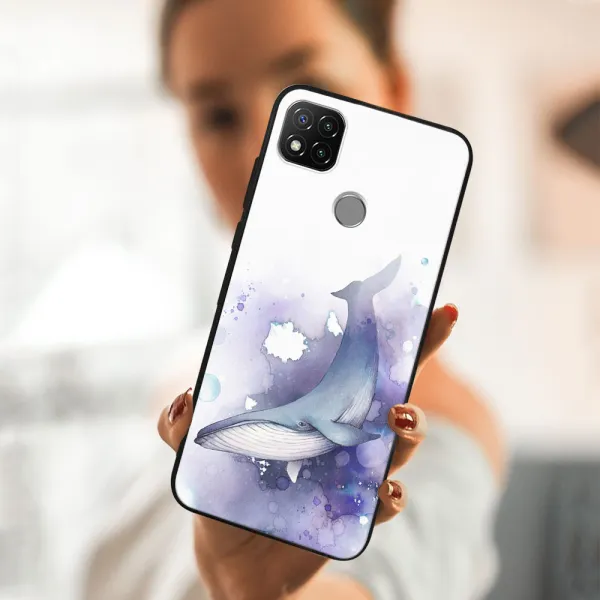 MY ART Silikónový obal Xiaomi Redmi 9C WHALE (242)