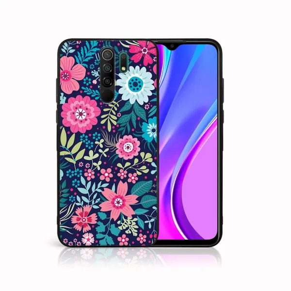 MY ART Silikónový obal Xiaomi Redmi 9 FLORA (038)