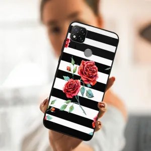 MY ART Silikónový obal Xiaomi Redmi 9C BLACK AND WHITE (034)