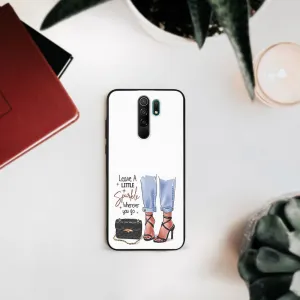 MY ART Silikónový obal Xiaomi Redmi 9 SHOES (061)