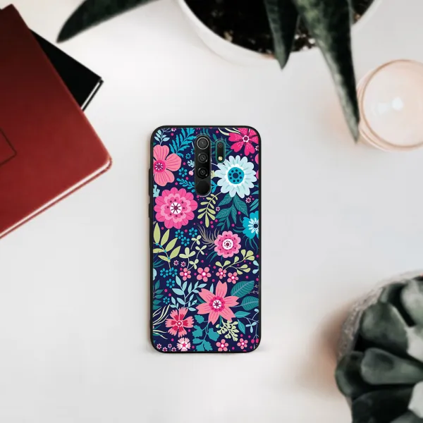 MY ART Silikónový obal Xiaomi Redmi 9 FLORA (038)
