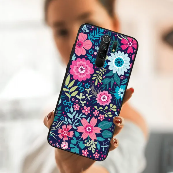 MY ART Silikónový obal Xiaomi Redmi 9 FLORA (038)