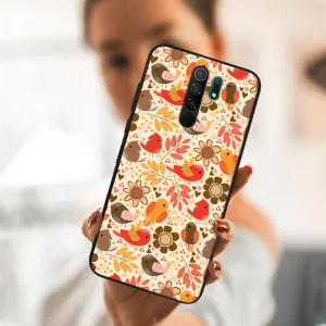 MY ART Silikónový obal Xiaomi Redmi 9 BIRDS (004)