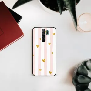 MY ART Silikónový obal Xiaomi Redmi 9 HEARTS (006)