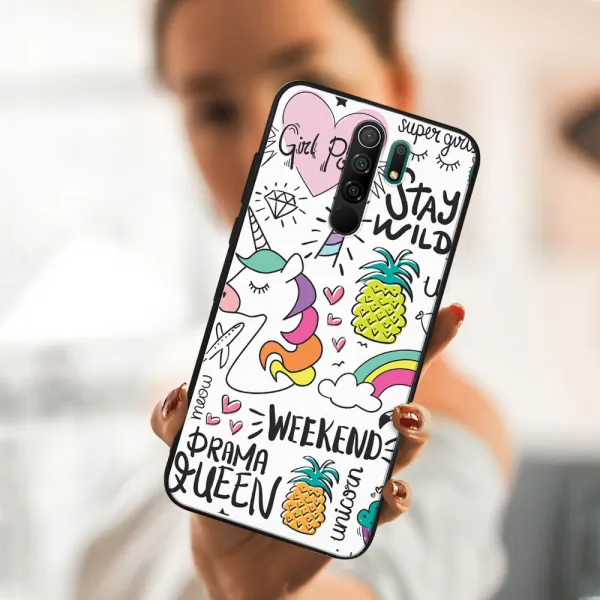 MY ART Silikónový obal Xiaomi Redmi 9 UNICORN (063)