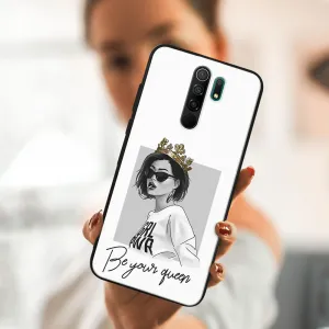 MY ART Silikónový obal Xiaomi Redmi 9 QUEEN (139)