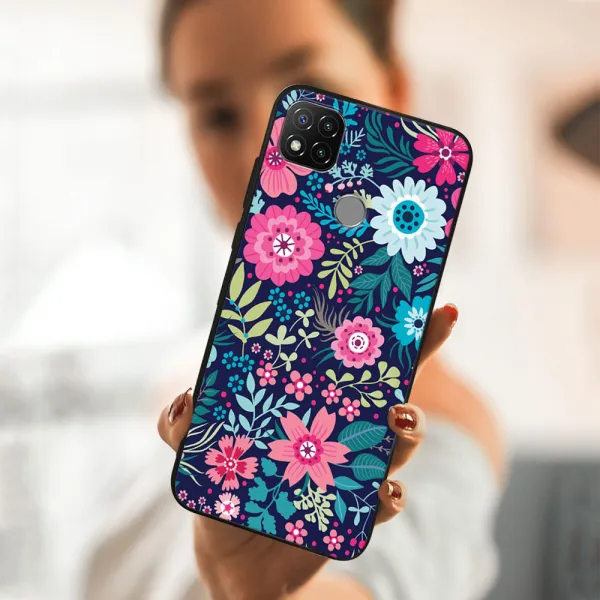 MY ART Silikónový obal Xiaomi Redmi 9C FLORA (038)