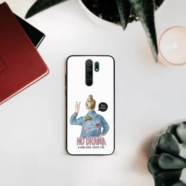 MY ART Silikónový obal Xiaomi Redmi 9 NO DRAMA (138)
