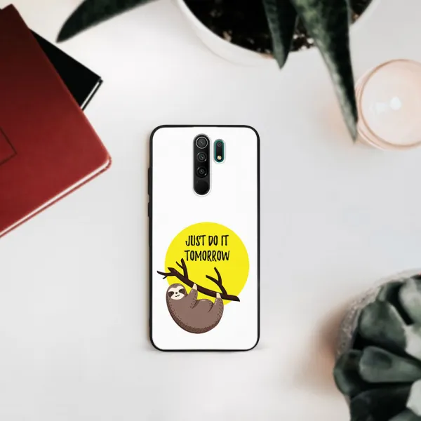 MY ART Silikónový obal Xiaomi Redmi 9 SLOTH (188)