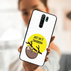 MY ART Silikónový obal Xiaomi Redmi 9 SLOTH (188)