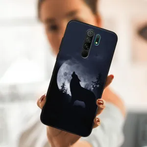 MY ART Silikónový obal Xiaomi Redmi 9 WOLF (247)