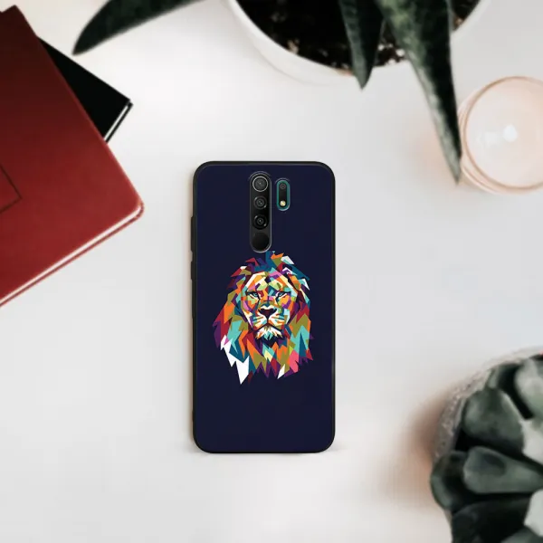 MY ART Silikónový obal Xiaomi Redmi 9 LION (246)