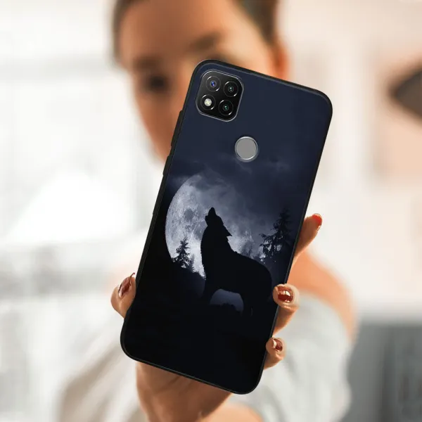 MY ART Silikónový obal Xiaomi Redmi 9C WOLF (247)