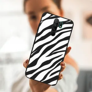 MY ART Silikónový obal Xiaomi Redmi 9 ZEBRA (049)