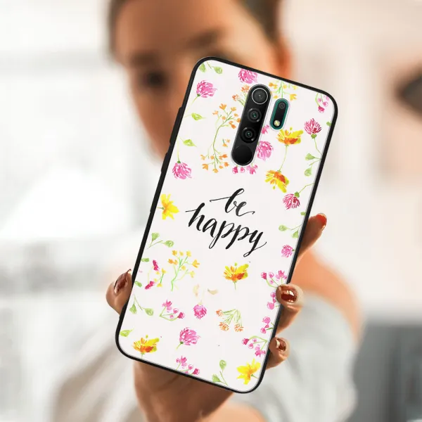 MY ART Silikónový obal Xiaomi Redmi 9 BE HAPPY (019)