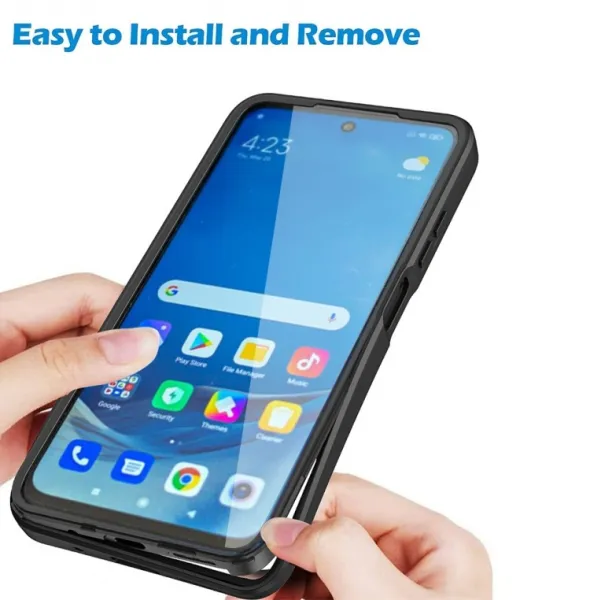 DUAL Obojstranný kryt s fóliou Samsung Galaxy A12 zelený