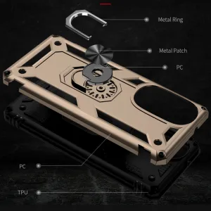 RING Ochranný obal pre Motorola Edge 30 Pro zlatý