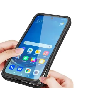 DUAL Obojstranný kryt s fóliou Samsung Galaxy A32 ružový