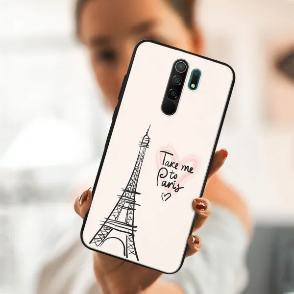 MY ART Silikónový obal Xiaomi Redmi 9 PARIS (057)