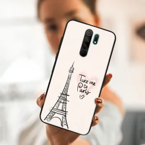 MY ART Silikónový obal Xiaomi Redmi 9 PARIS (057)