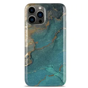 ART MARBLE Ochranný kryt Apple iPhone 13 Pro GREEN