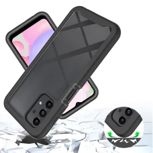DUAL Obojstranný kryt s fóliou Samsung Galaxy A13 ružový