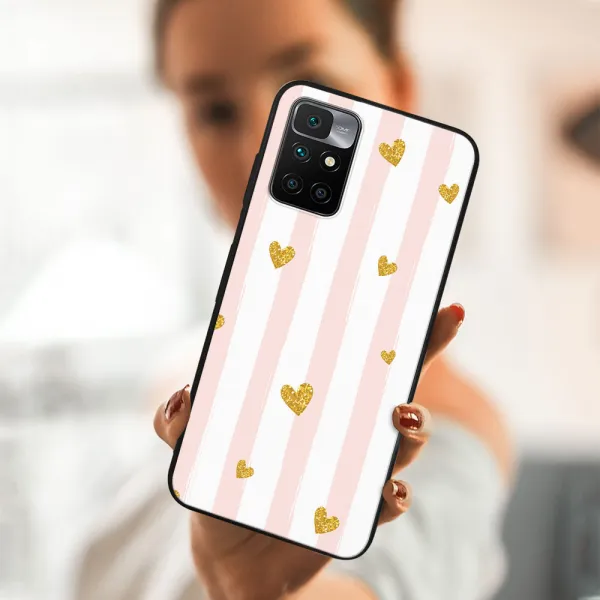 MY ART Silikónový obal Xiaomi Redmi 10 / Redmi 10 2022 HEARTS (006)
