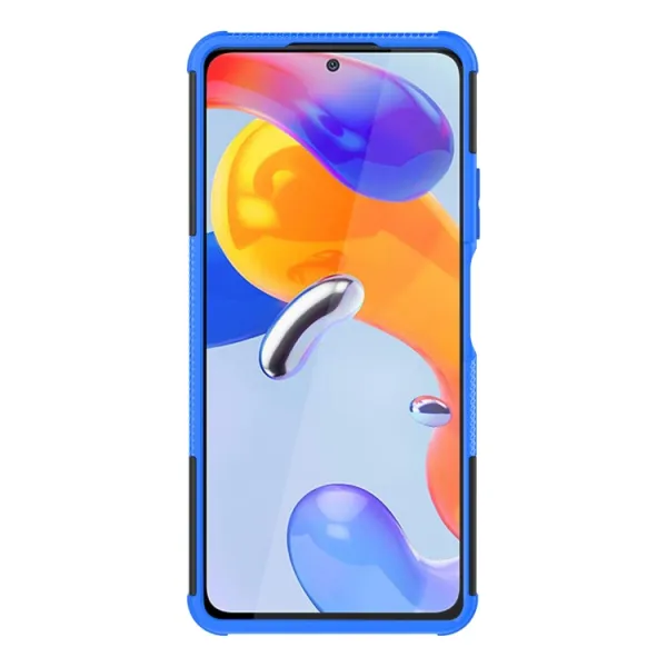 STAND Extra odolný obal Xiaomi Redmi Note 11 Pro 5G modrý
