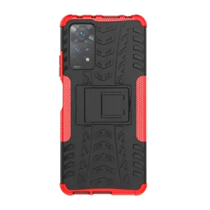 STAND Extra odolný obal Xiaomi Redmi Note 11 Pro 5G červený