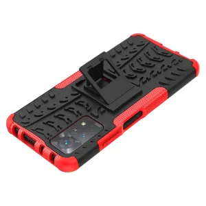 STAND Extra odolný obal Xiaomi Redmi Note 11 Pro 5G červený
