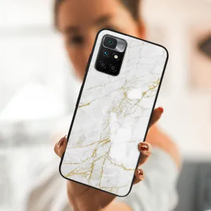 MY ART Silikónový obal Xiaomi Redmi 10 / Redmi 10 2022 WHITE STONE (011)