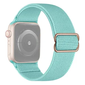 NYLON Remienok Apple Watch 9 / 8 / 7 (41mm) / 6 / SE / 5 / 4 (40mm) / 3 / 2 / 1 (38mm) svetlozelený