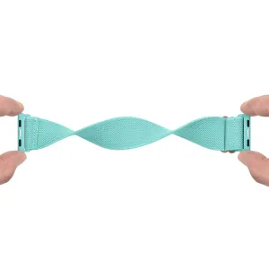 NYLON Remienok Apple Watch 9 / 8 / 7 (41mm) / 6 / SE / 5 / 4 (40mm) / 3 / 2 / 1 (38mm) svetlozelený