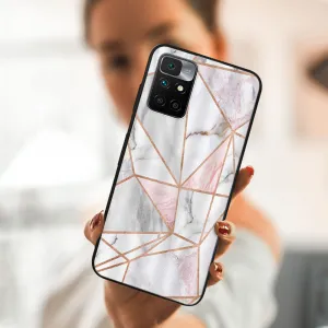 MY ART Silikónový obal Xiaomi Redmi 10 / Redmi 10 2022 PINK MARBLE (143)