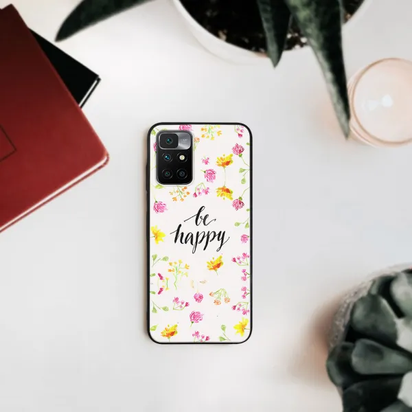 MY ART Silikónový obal Xiaomi Redmi 10 / Redmi 10 2022 BE HAPPY (019)