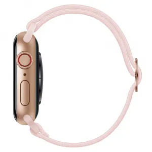 NYLON Remienok Apple Watch 9 / 8 / 7 (41mm) / 6 / SE / 5 / 4 (40mm) / 3 / 2 / 1 (38mm) ružový
