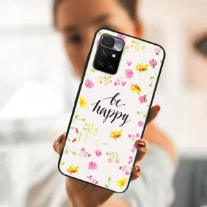 MY ART Silikónový obal Xiaomi Redmi 10 / Redmi 10 2022 BE HAPPY (019)