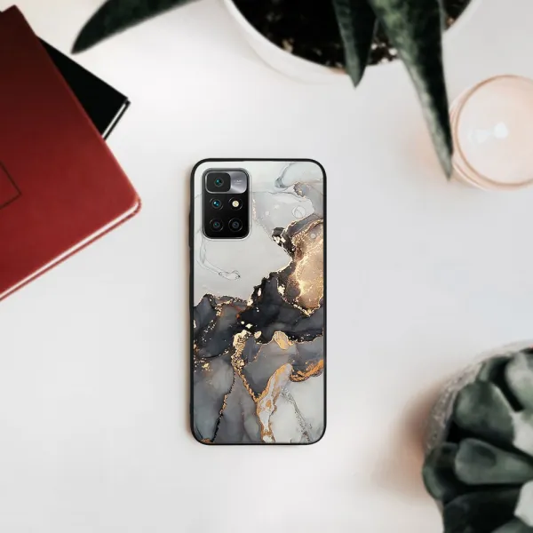 MY ART Silikónový obal Xiaomi Redmi 10 / Redmi 10 2022 GREY MARBLE (140)