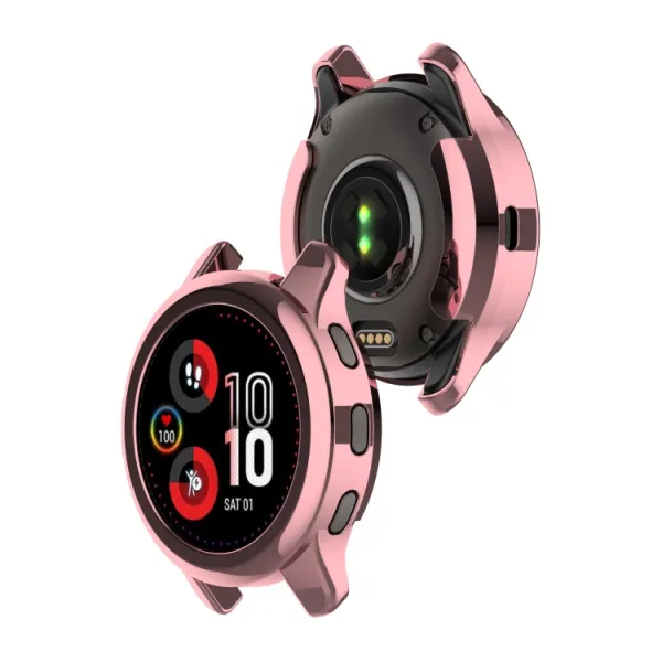 Plastový kryt s ochranným sklom pre Garmin Venu 2 Plus modrý