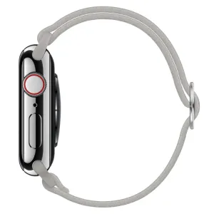 NYLON Remienok Apple Watch 9 / 8 / 7 (41mm) / 6 / SE / 5 / 4 (40mm) / 3 / 2 / 1 (38mm) šedý