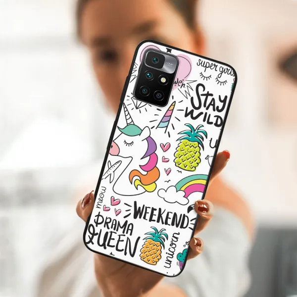 MY ART Silikónový obal Xiaomi Redmi 10 / Redmi 10 2022 UNICORN (063)