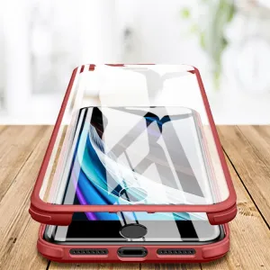 TPU Obojstranný kryt 360 Apple iPhone SE 2022 / 2020 iPhone 8 / 7 čierny