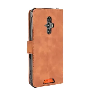 Peňaženkové puzdro Blackview BV6600 hnedé