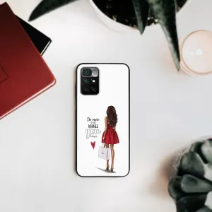 MY ART Silikónový obal Xiaomi Redmi 10 / Redmi 10 2022 RED DRESS (137)