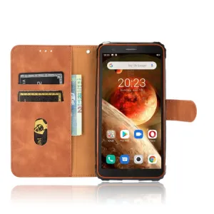 Peňaženkové puzdro Blackview BV6600 hnedé